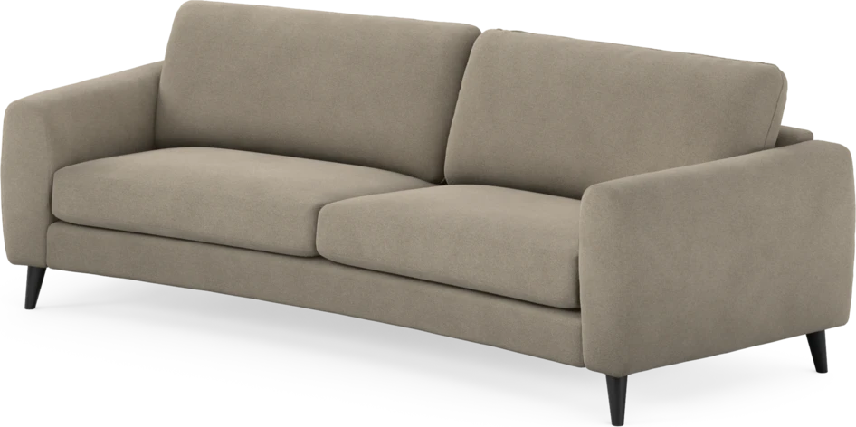 Bridge - 3-sits soffa svängd - Beige