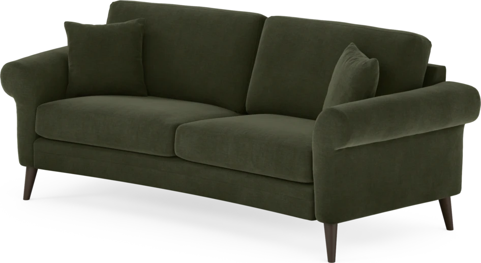 Eden - 2,5-sits soffa svängd - Grön