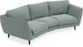Madison - 3-sits soffa svängd, 70 cm - Turkos