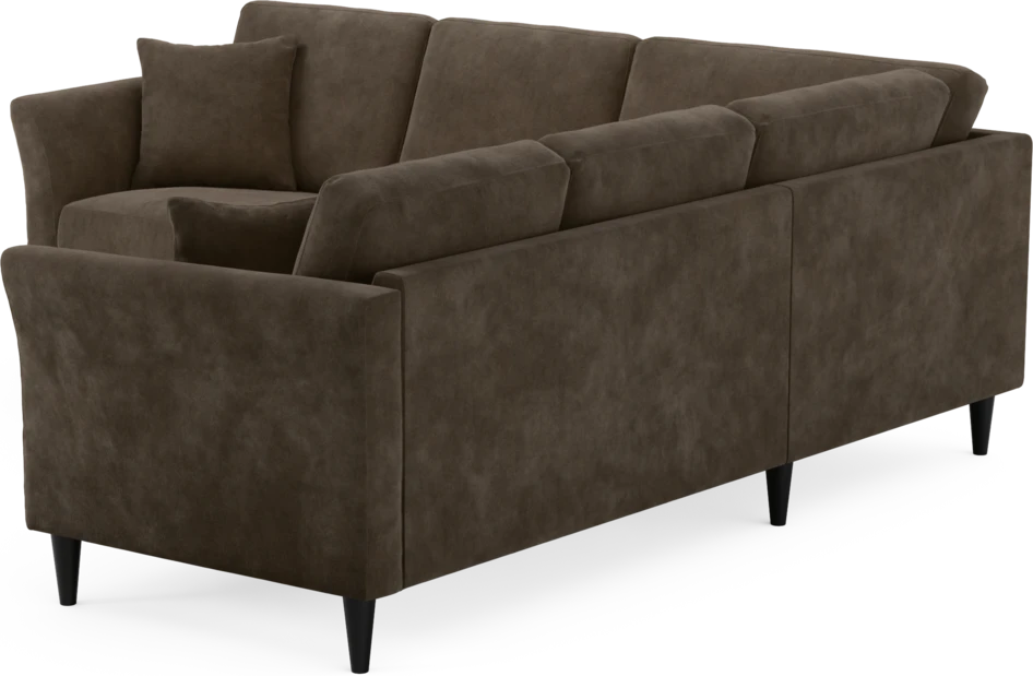 Eden - Hörnsoffa, 2+2-sits - Brun