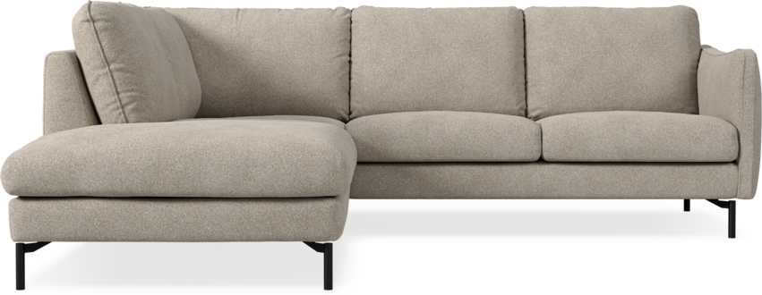 Madison Lux - 2-sits soffa med divan vänster - Vit