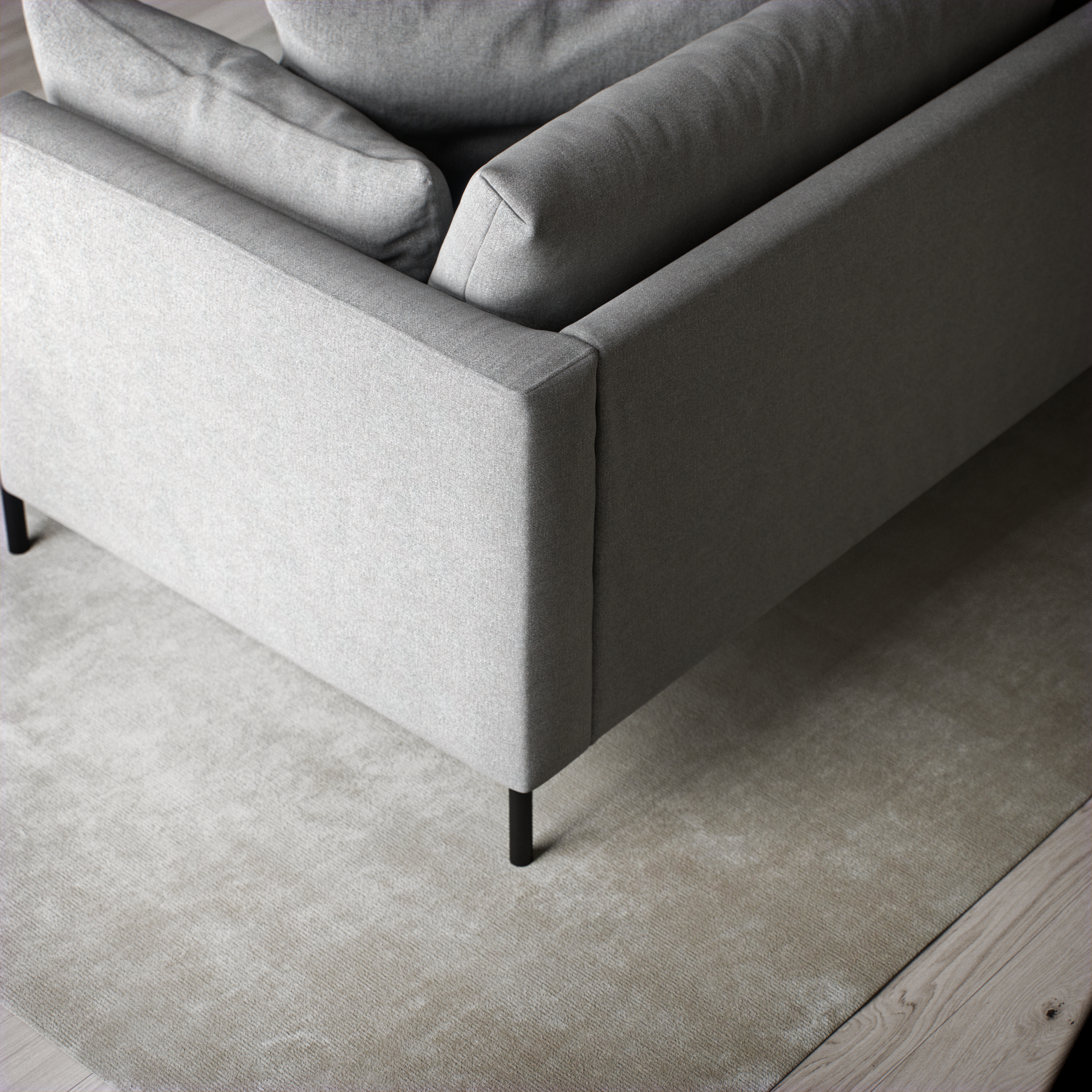 Harper - 3-sits soffa, hel dyna - inspiration