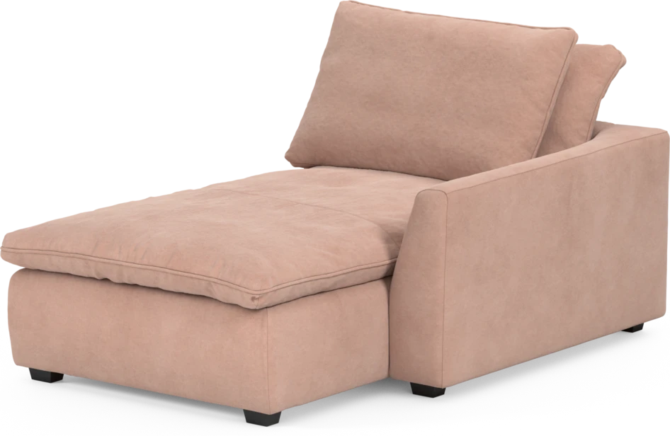 Bellora - Schäslong med armstöd höger - Rosa