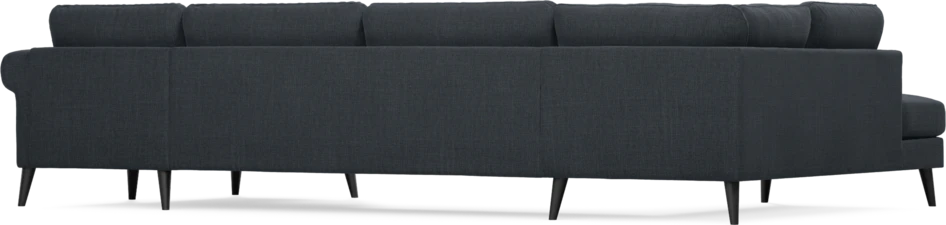 Bridge - 3-sits soffa med divan vänster och schäslong höger - Blå