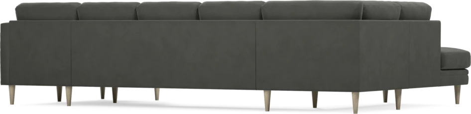 Eden - 3-sits soffa med divan vänster och schäslong höger - Grå