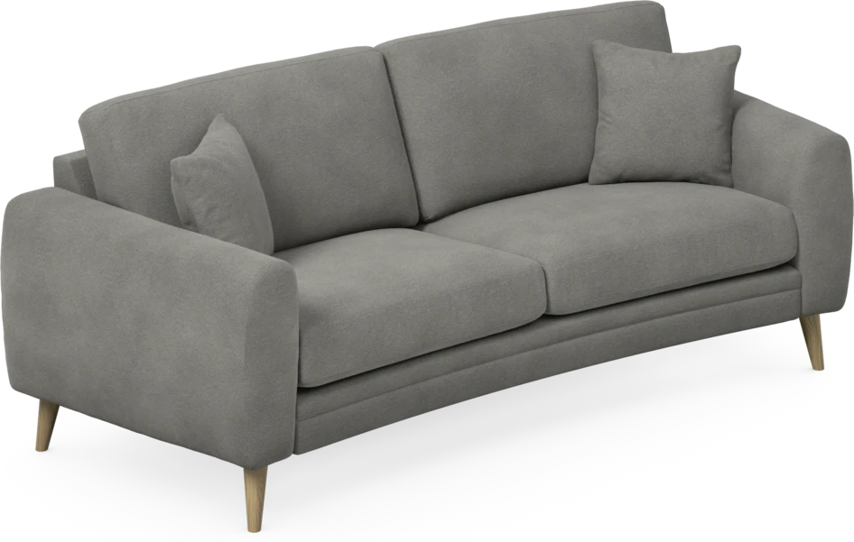 Eden - 2,5-sits soffa svängd - Grå