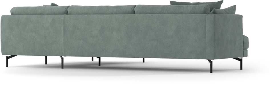 Harper - 3-sits soffa med divan höger - Blå