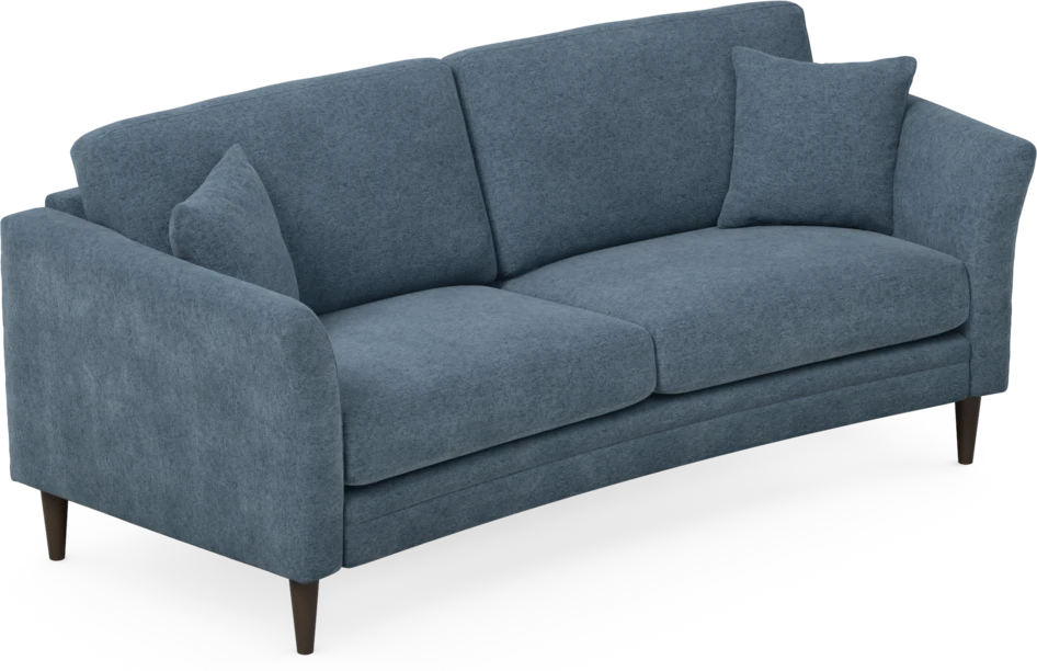 Eden - 2,5-sits soffa svängd - Blå