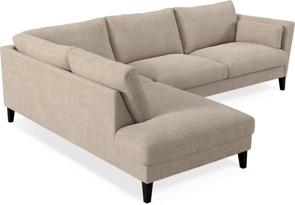 Winston - 3-sits soffa med divan vänster - Beige