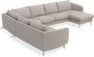 Madison - Hörnsoffa med schäslong höger - Beige
