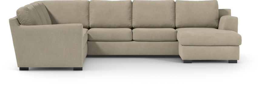 Friday - Hörnsoffa, 2+3-sits med schäslong höger - Beige