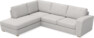 Friday - 2,5-sits soffa med divan vänster - Grå
