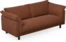 Cherrie - 2,5-sits soffa, hel dyna, fast klädsel - Orange