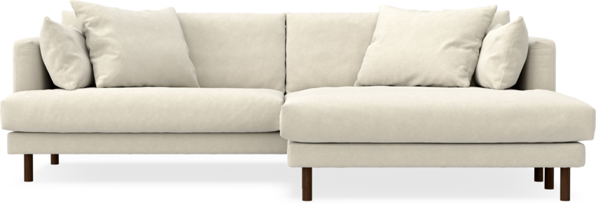 Harper - 4-sits med schäslong XL höger - Beige