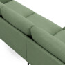 Impression Delux - 3-sits soffa med divan vänster - Grön