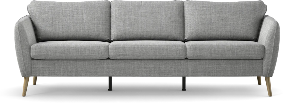 County - 3-sits soffa - Grå