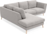 Madison - 2-sits soffa med divan vänster - Beige