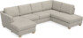 Friday - 3-sits soffa med schäslong vänster och divan höger - Beige
