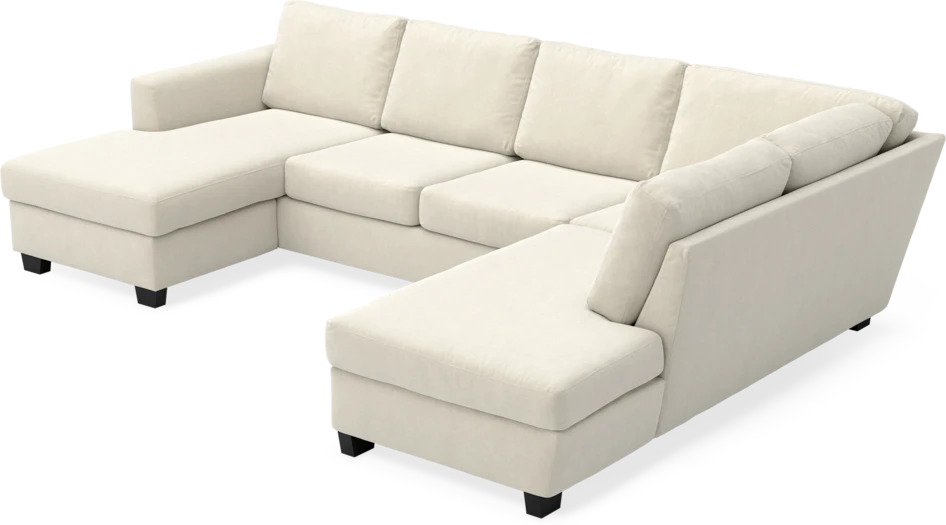 Friday - 3-sits soffa med schäslong vänster och divan höger - Beige