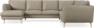 Madison Lux - Hörnsoffa med schäslong vänster - Beige