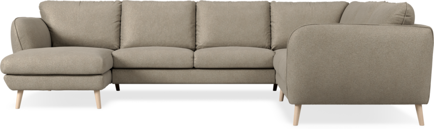 Madison Lux - Hörnsoffa med schäslong vänster - Beige