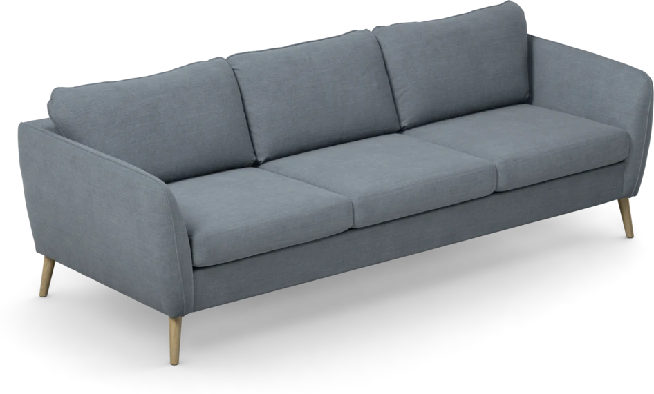 County - 3-sits soffa - Blå
