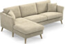 Eden - 2,5-sits soffa med schäslong - Beige