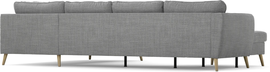 County - 3-sits soffa med schäslong vänster och divan höger - Grå