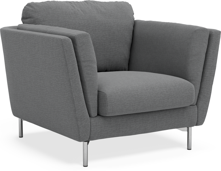 Madison Lux - Fåtölj, 70 cm - Grå