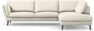 Madison Lux - 3-sits soffa med divan höger - Vit