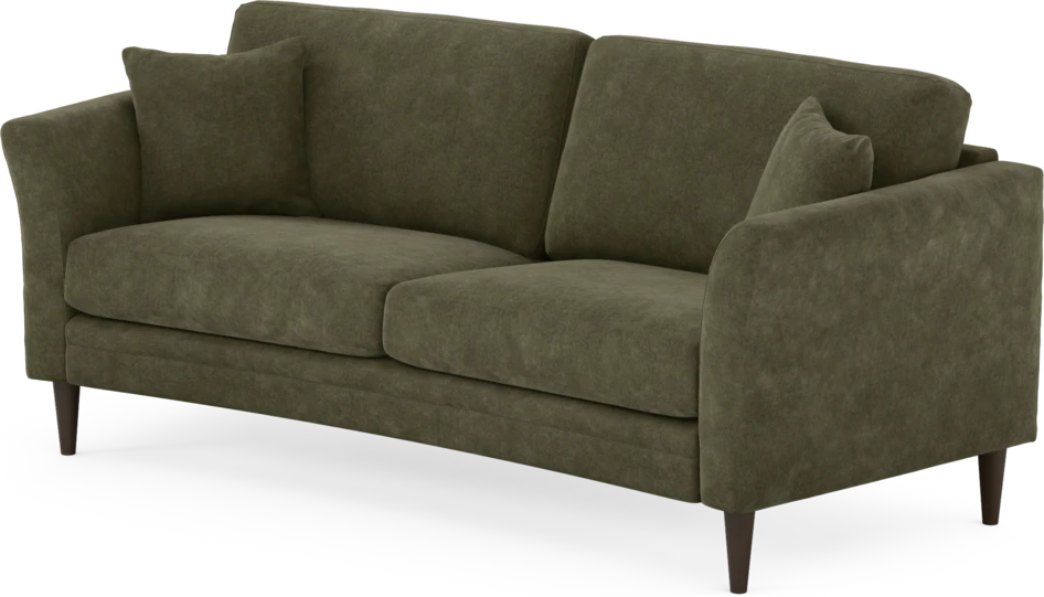 Eden - 2,5-sits soffa svängd - Grön