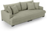 Rossi - 3-sits soffa, hel dyna - Beige