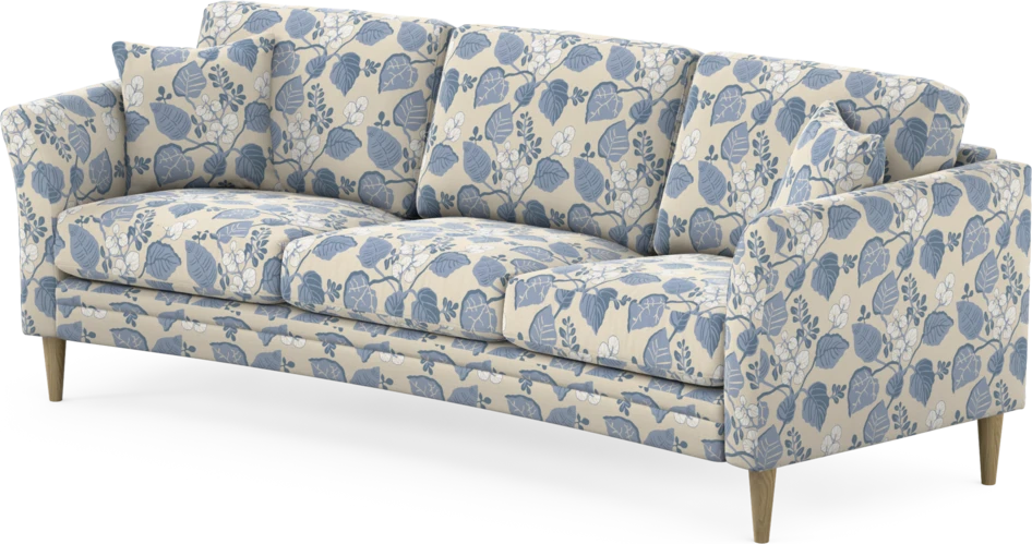 Eden - 3-sits soffa svängd - Flerfärgad