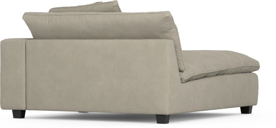 Bellora - Schäslong XL med armstöd höger - Beige