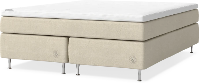 Cape Farewell, Kontinentalsäng, dubbelsäng med bäddmadrass och sängben