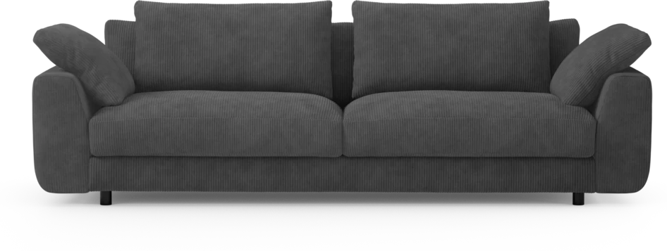Amie - 4-sits soffa - Grå