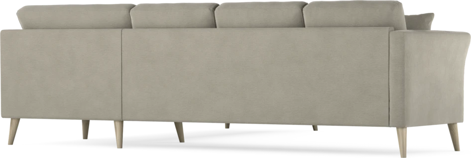 Eden - Hörnsoffa, 3+3-sits - Brun