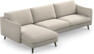 Madison Lux - 3-sits soffa med schäslong vänster - Beige