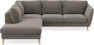 Madison - 2-sits soffa med divan vänster - Grå