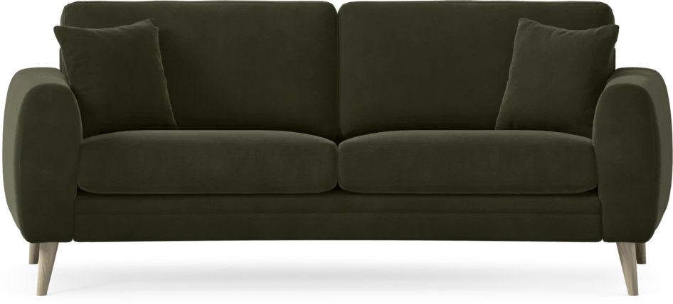 Eden - 2,5-sits soffa svängd - Grön