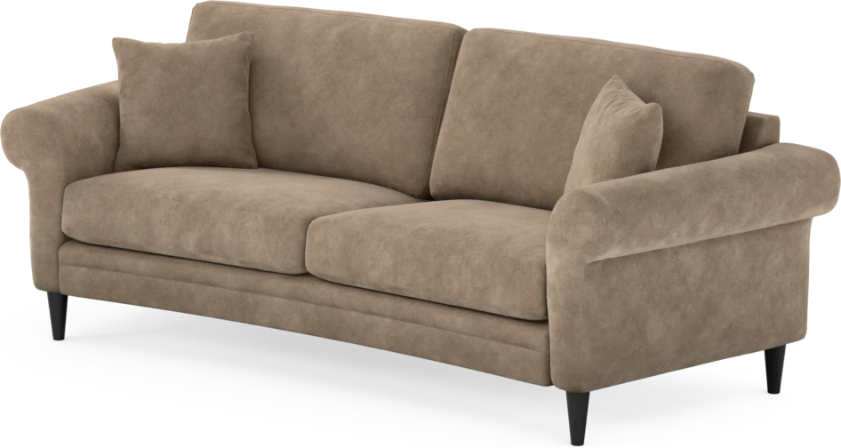 Eden - 2,5-sits soffa svängd - Beige