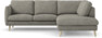 Madison Lux - 2-sits soffa med divan höger - Vit
