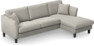 Eden - 2,5-sits soffa med schäslong - Grå