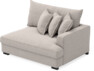 Rossi - 2-sits med armstöd höger - Beige