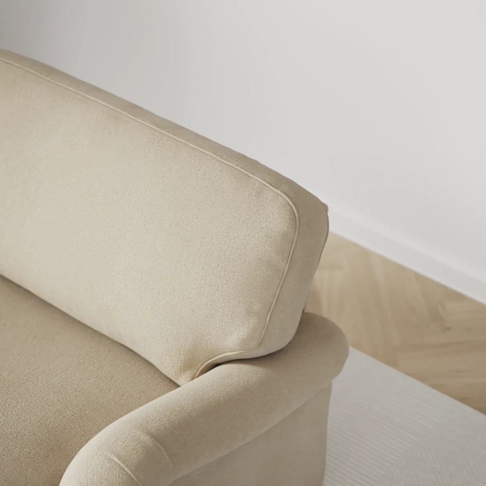 Oxford - 3-sits soffa svängd - Beige