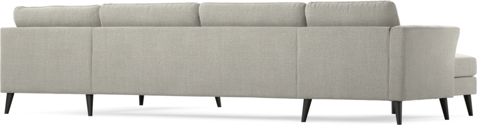 Bridge - 3-sits soffa med schäslong vänster och divan höger - Grå