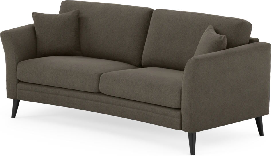 Eden - 2,5-sits soffa svängd - Brun