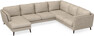 Madison - Hörnsoffa med schäslong vänster - Beige