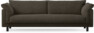 Cherrie - 4-sits soffa, hel dyna, fast klädsel - Brun