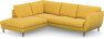 Madison Lux - 2-sits soffa med divan vänster - Gul